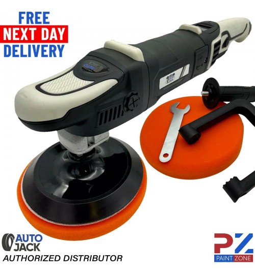 Autojack 180mm Rotary Car Polisher Buffer with Professional 6 Speed LED Display